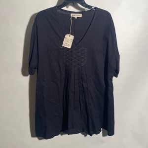 Johnny Was Calmé Black Tunic